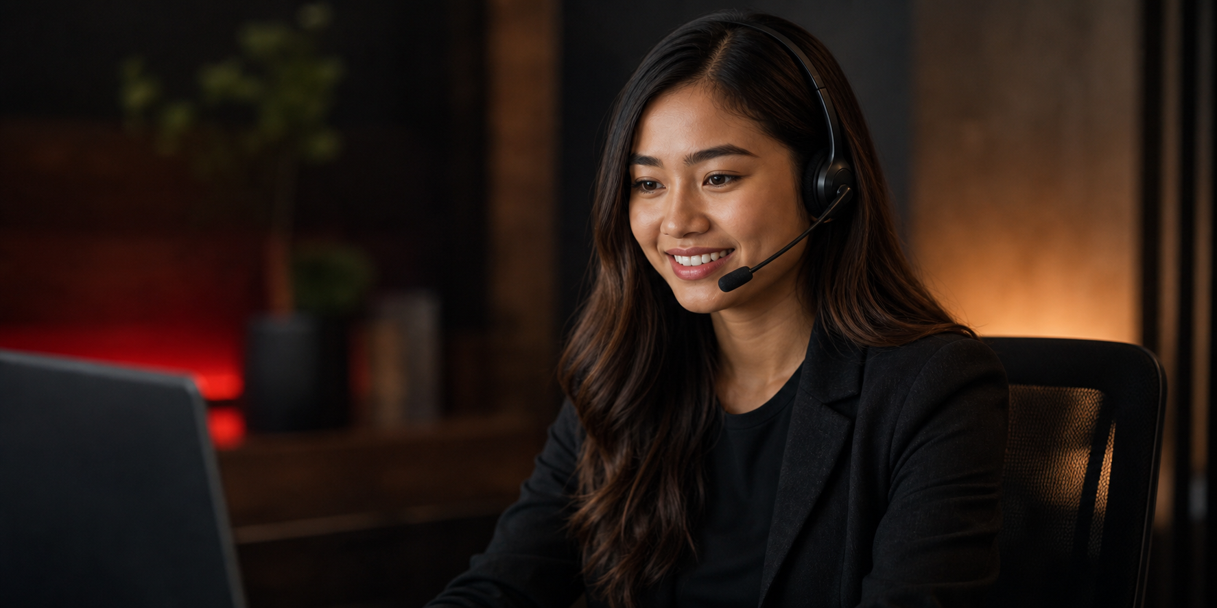 AlphaEats order support representative assisting a customer case